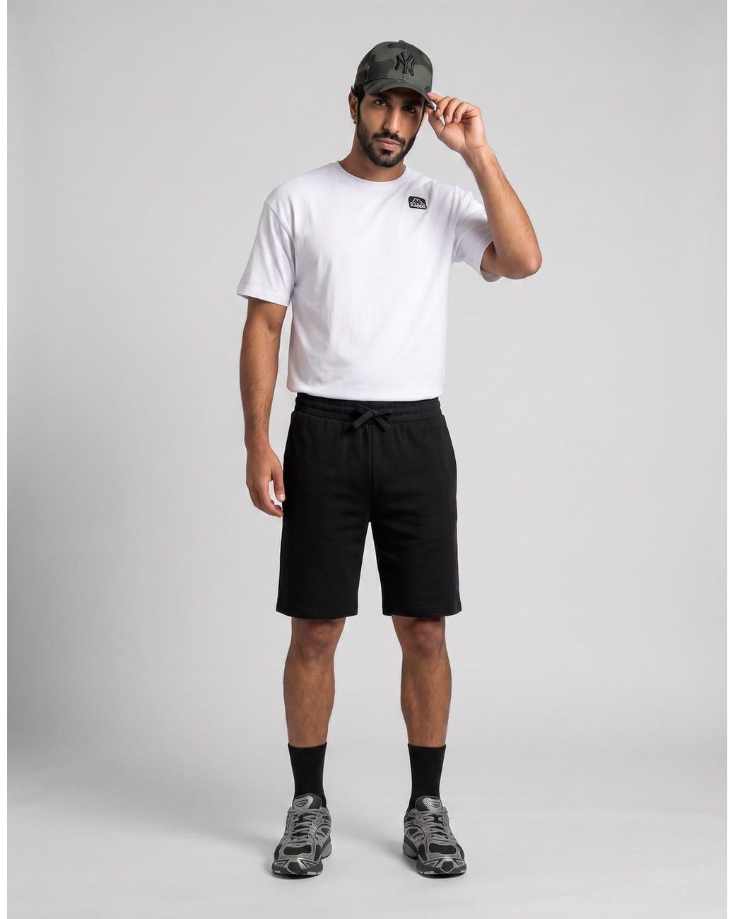 Kappa Black Shorts Sober for men
