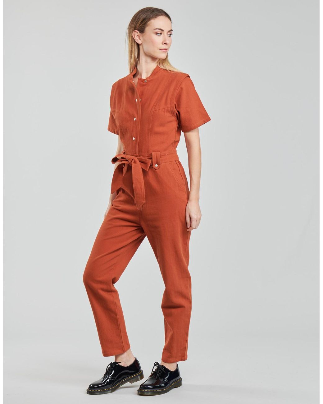 Betty London Orange Criel Jumpsuit