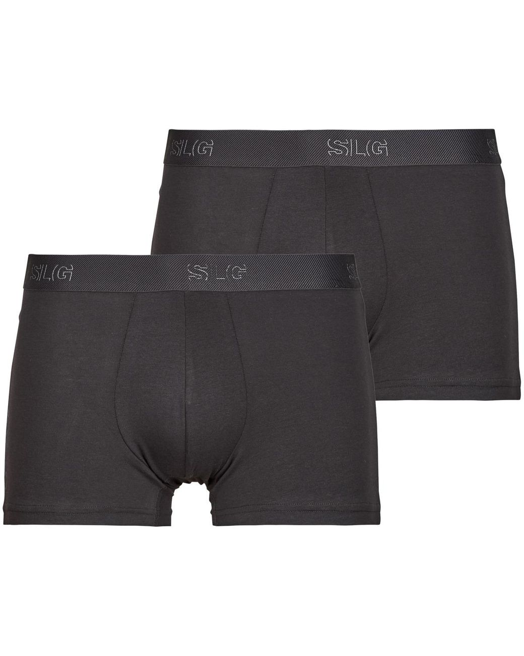 Sloggi Black Boxer Shorts Slg Base Trunk C2p for men