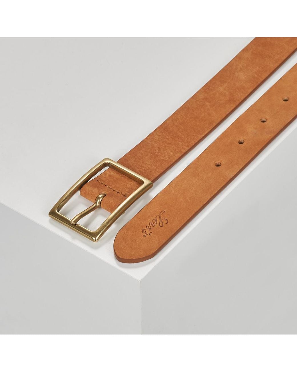 Levi's Brown Belt Rectangle Buclkle