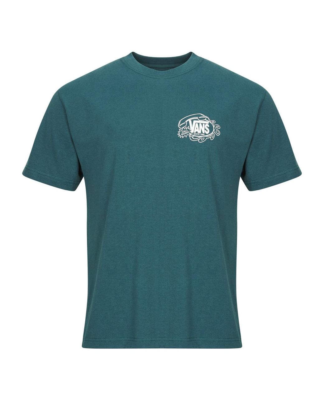 Vans Green T Shirt Hot Lines Ss Tee for men