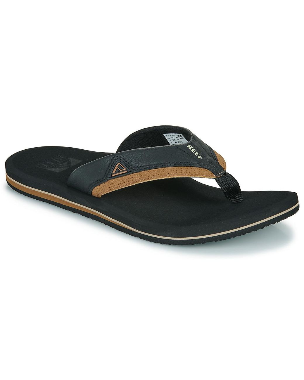 Reef Black Flip Flops / Sandals (shoes) Cushion Dawn for men