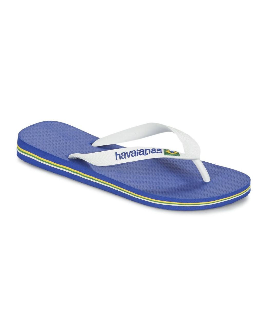 Havaianas Blue Brasil Logo Flip Flops / Sandals (shoes)