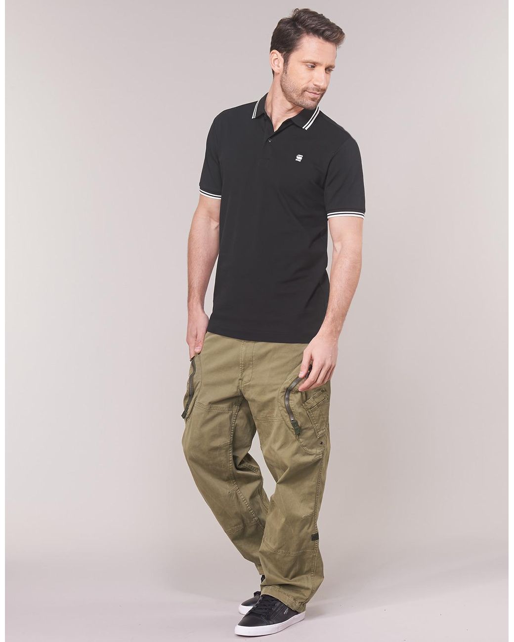 rovic 3d airforce relaxed trousers