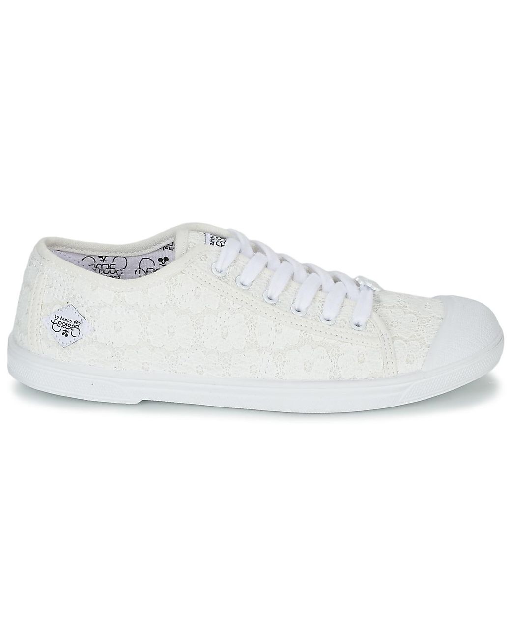 Le Temps Des Cerises White Basic 02 Shoes (trainers)