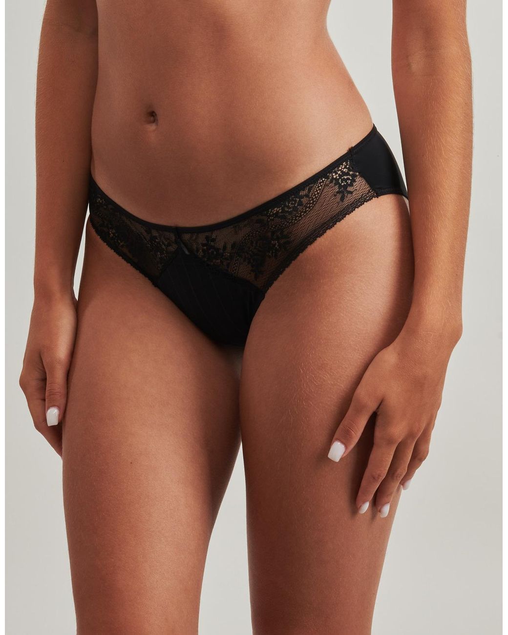 Passionata Black Knickers/panties Maddie Brief