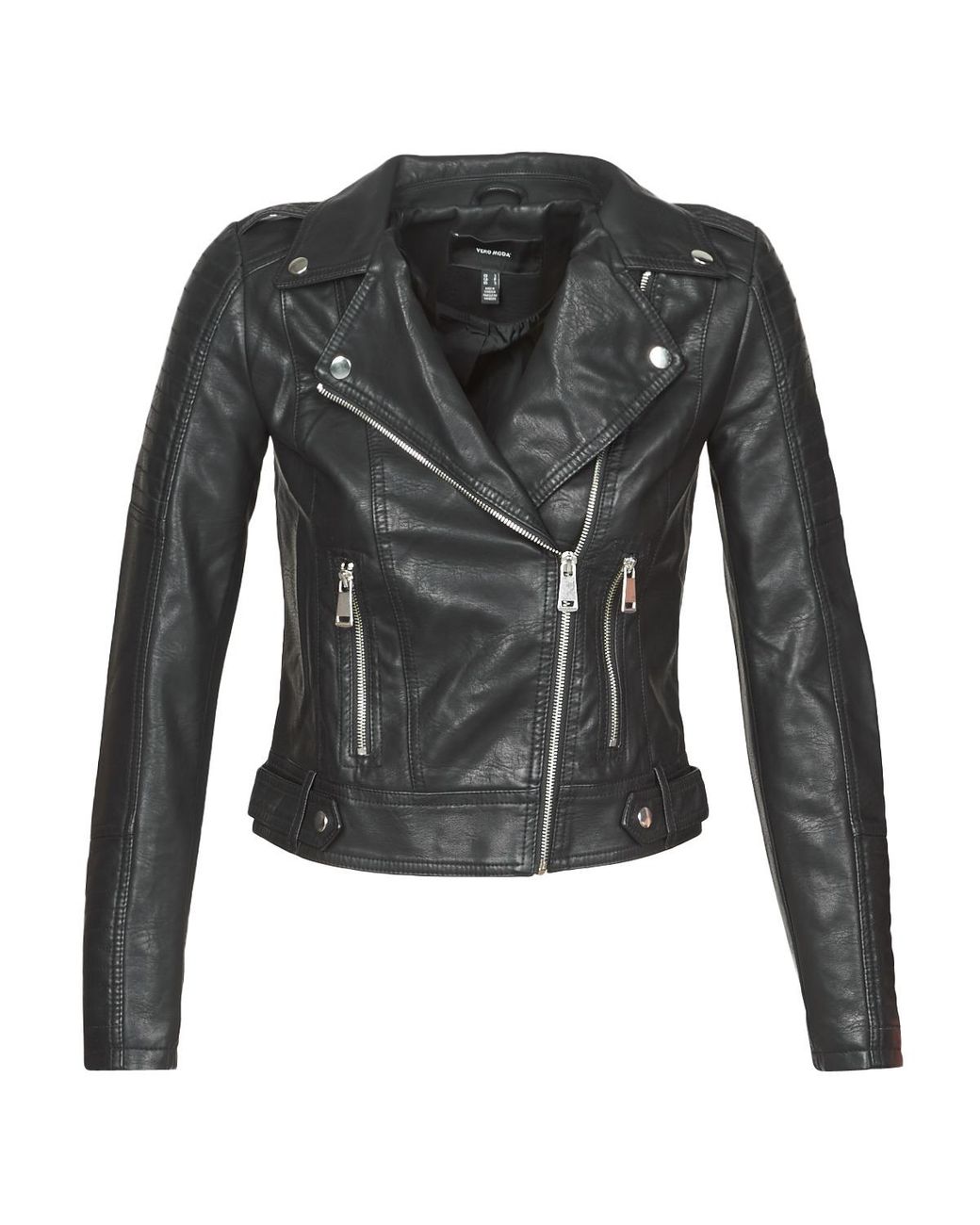 Vero Moda Black Vmkerriultra Leather Jacket