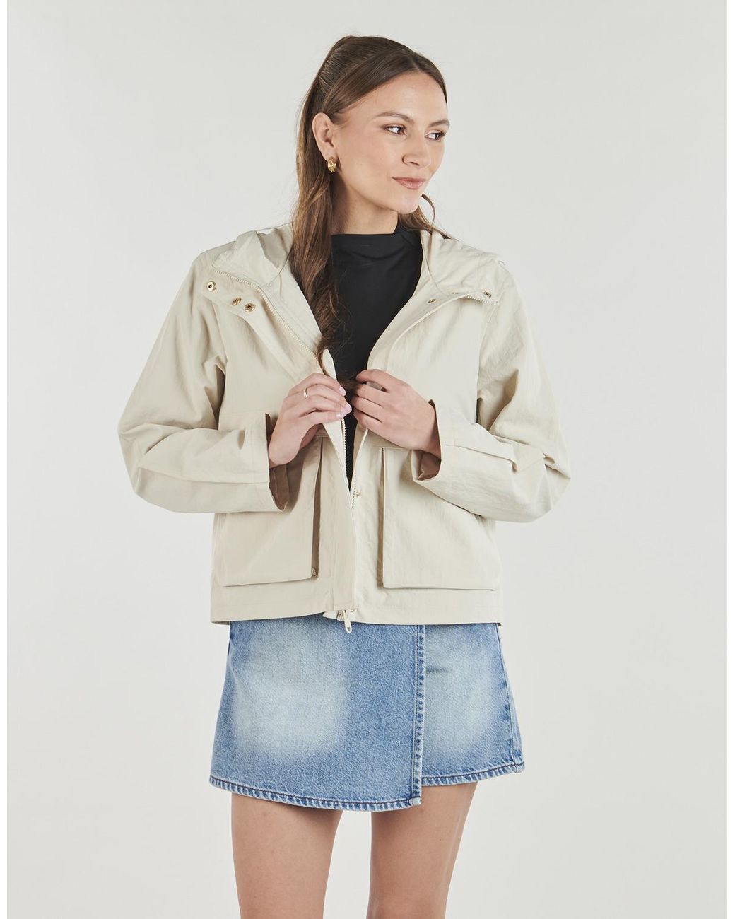 Vero Moda Gray Parka Vmmichela Short Parka