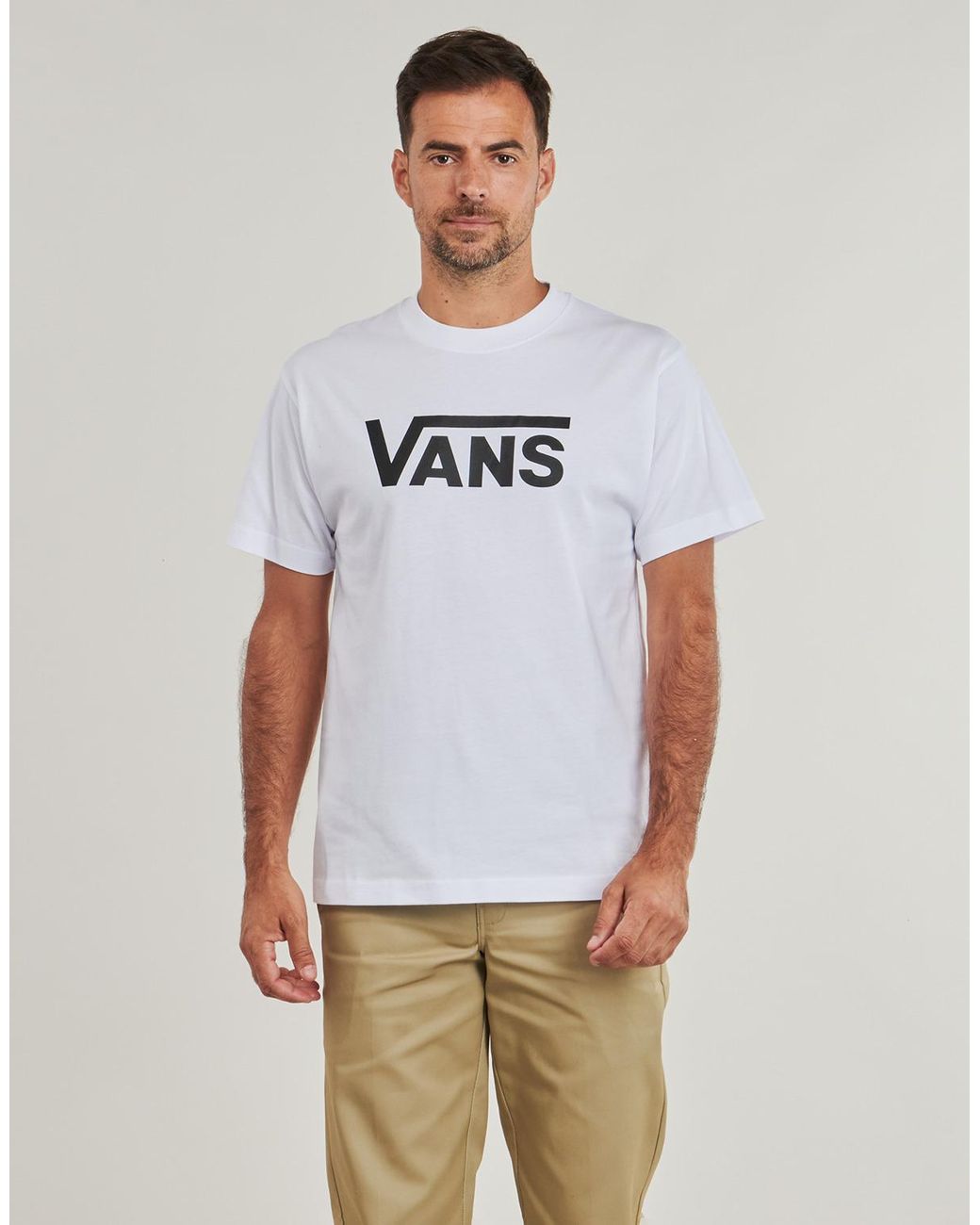 Vans Blue T Shirt Classic Ss Tee for men