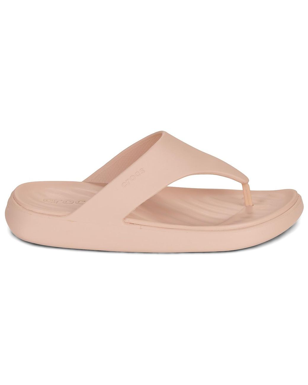 CROCSTM Pink Flip Flops / Sandals (shoes) Getaway Triangle Flip