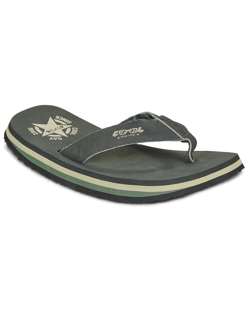 Cool shoe Green Flip Flops / Sandals (shoes) Original for men