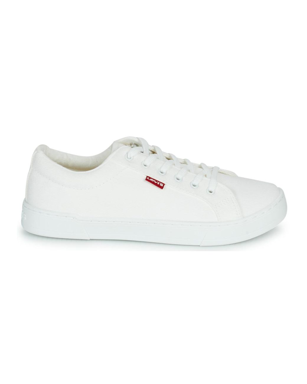 Levi's White Malibu 2.0 Shoes (trainers)