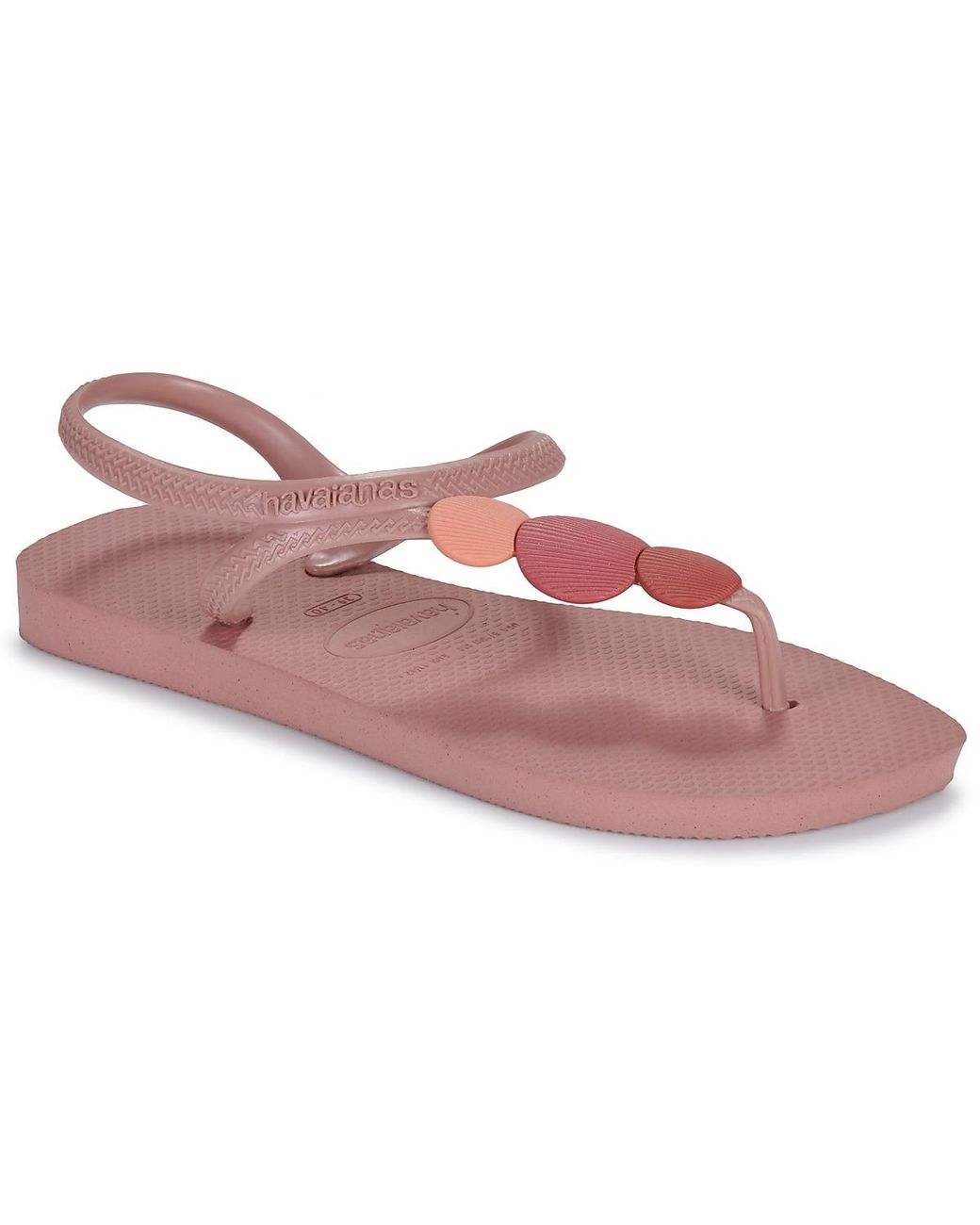 Havaianas Pink Flat Sandals Flash Urban Plus