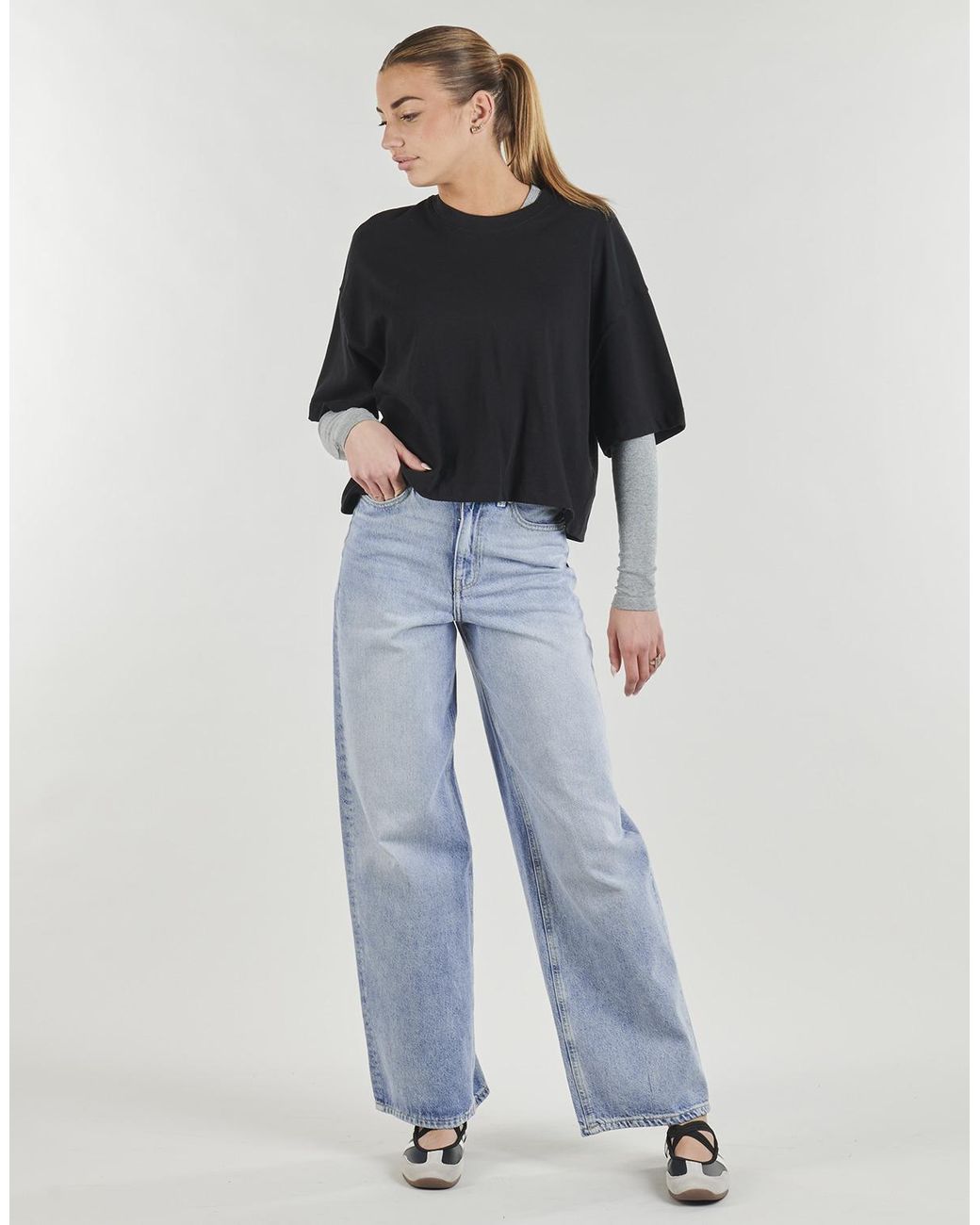 JJXX Blue Flare / Wide Jeans Jxtokyo Wide Hw R400