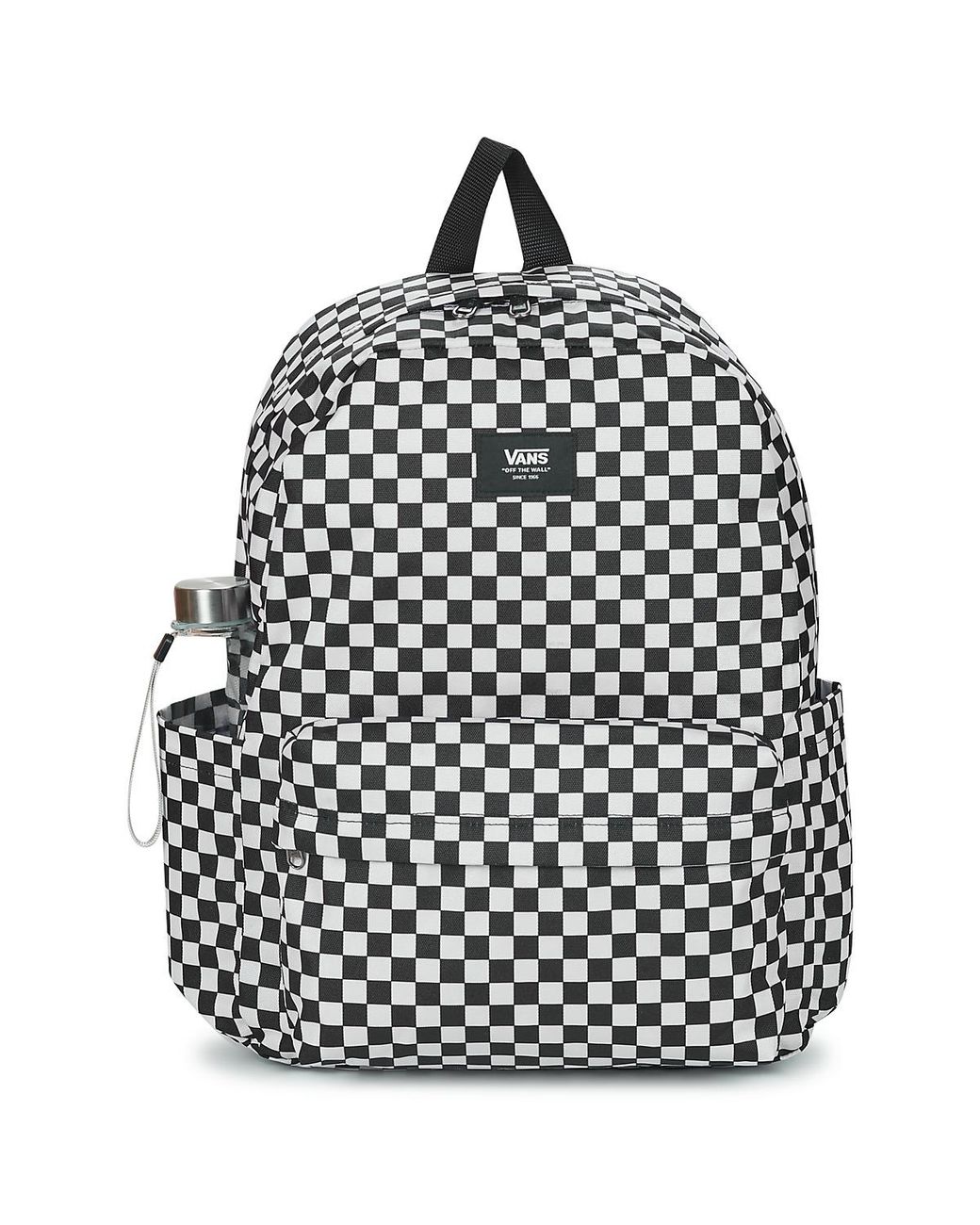Vans Backpack Old Skool Check Backpack 22l in Black Lyst UK