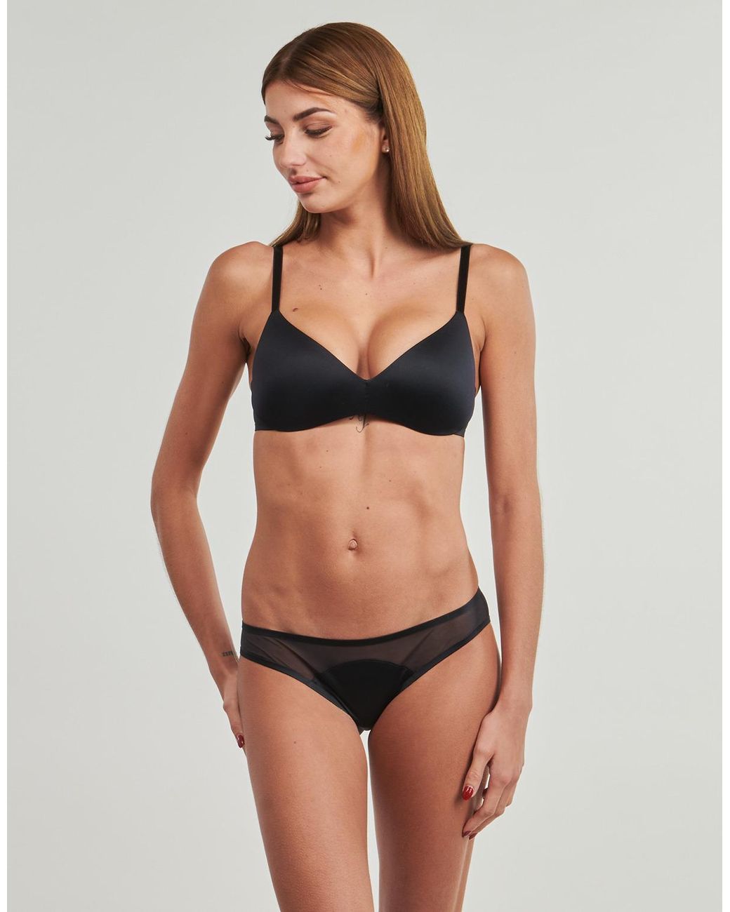 Passionata Black Knickers/panties Bianca Brief