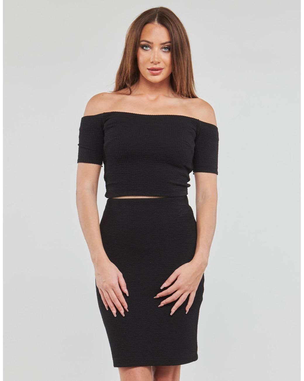 Guess Black Ss France Top Blouse