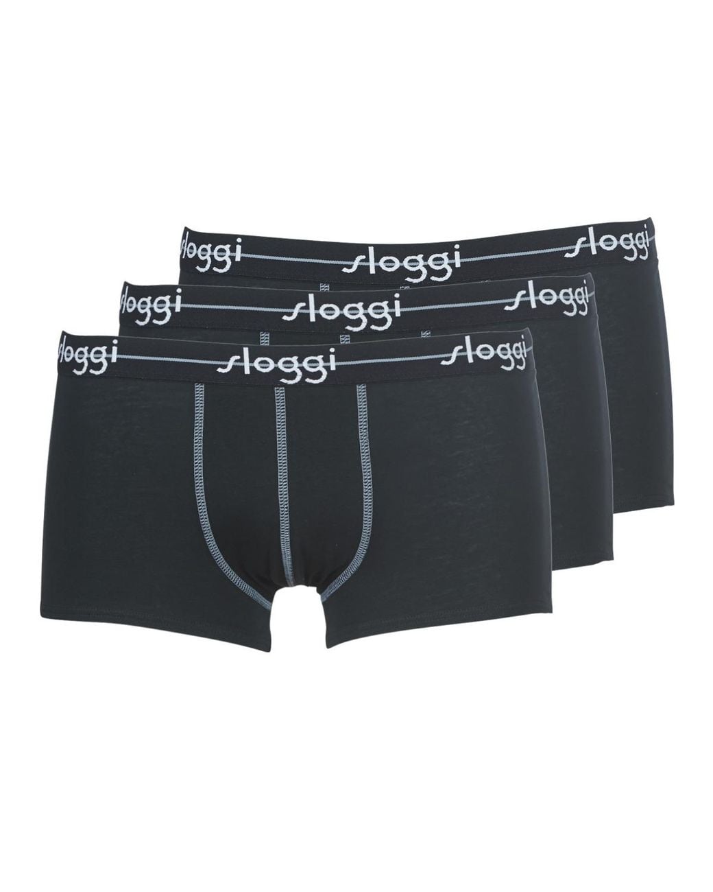 Sloggi Gray Men Start X 3 Boxer Shorts for men