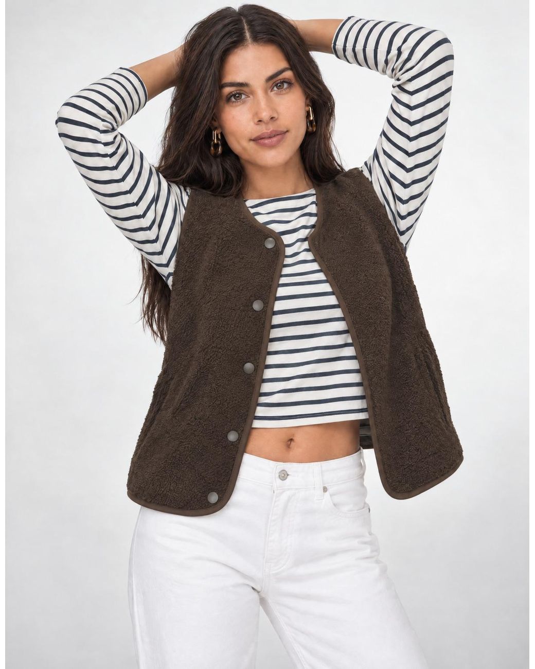 Vero Moda Brown Cardigans Vmmaya Sl Gilet