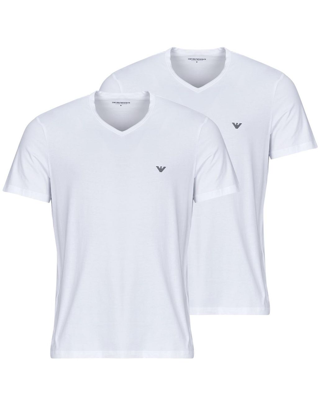 Emporio Armani Blue T Shirt 2-pack Crew Neck T-shirt Af14132 for men