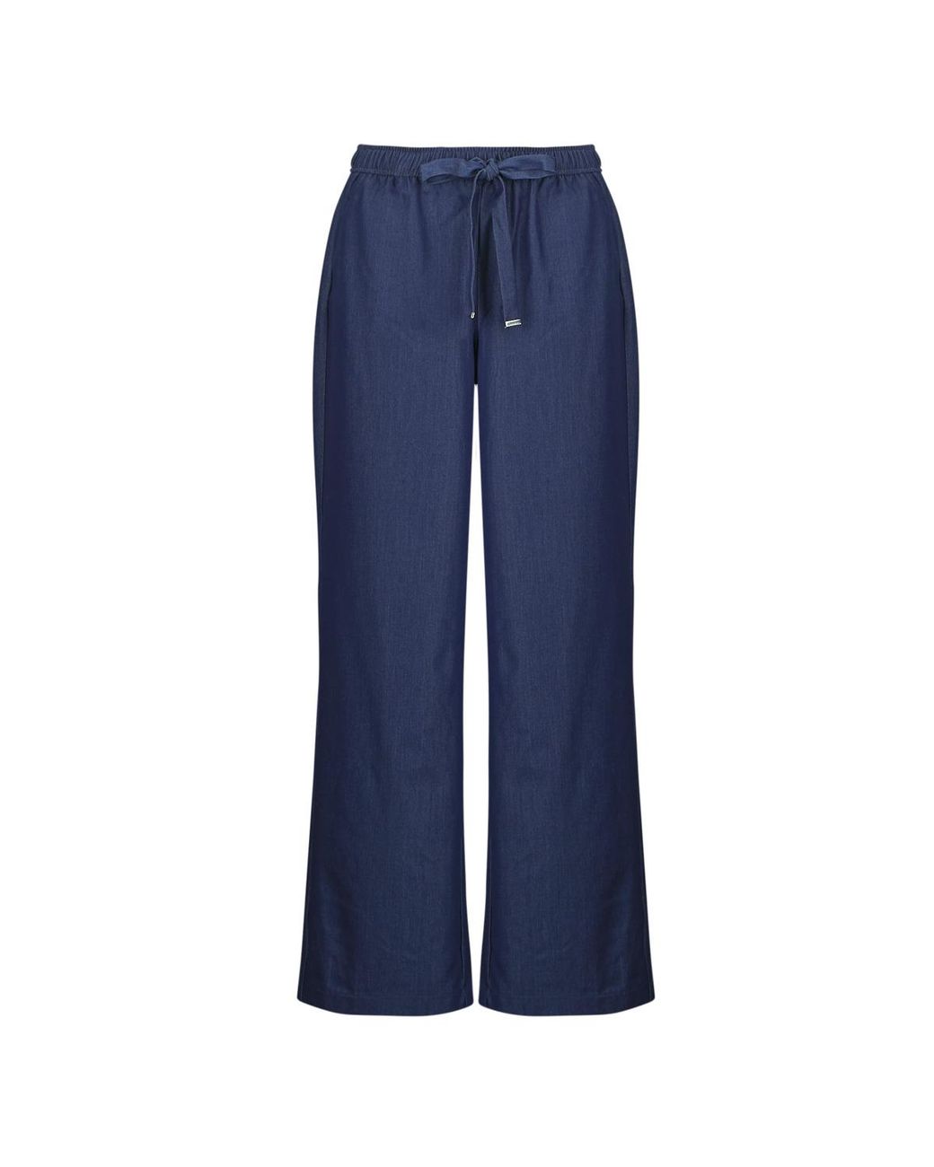 ONLY Blue Wide Leg / Harem Trousers Onliria Life Mw Chambray Wide