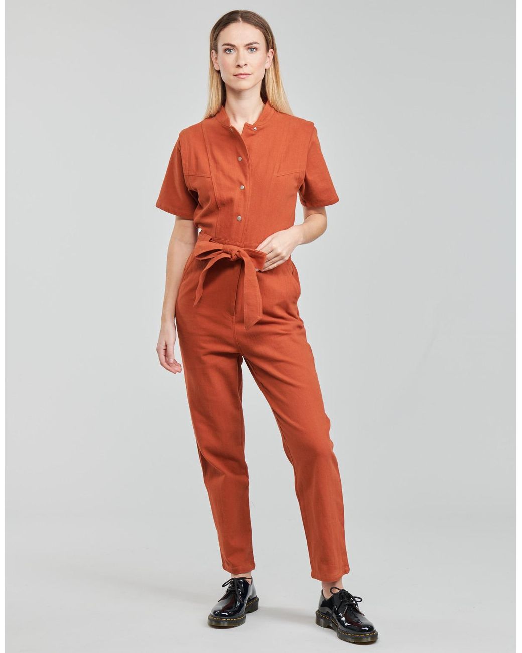 Betty London Orange Criel Jumpsuit