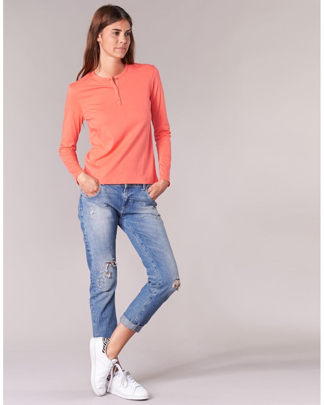 BOTD Pink Long Sleeve T-shirt Ebiscol