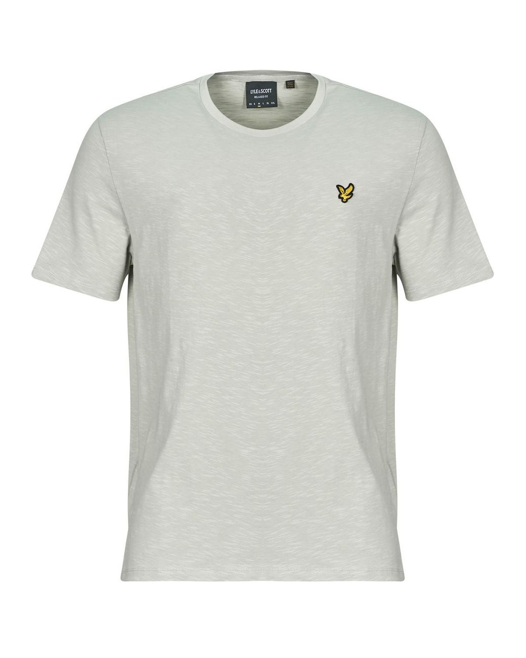 Lyle & Scott Gray T Shirt Slub T-shirt for men