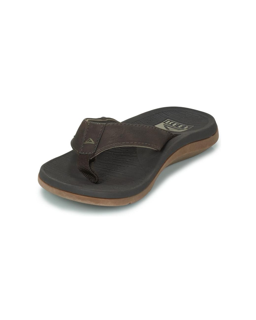 Reef Black Santa Ana Flip Flops / Sandals (shoes) for men