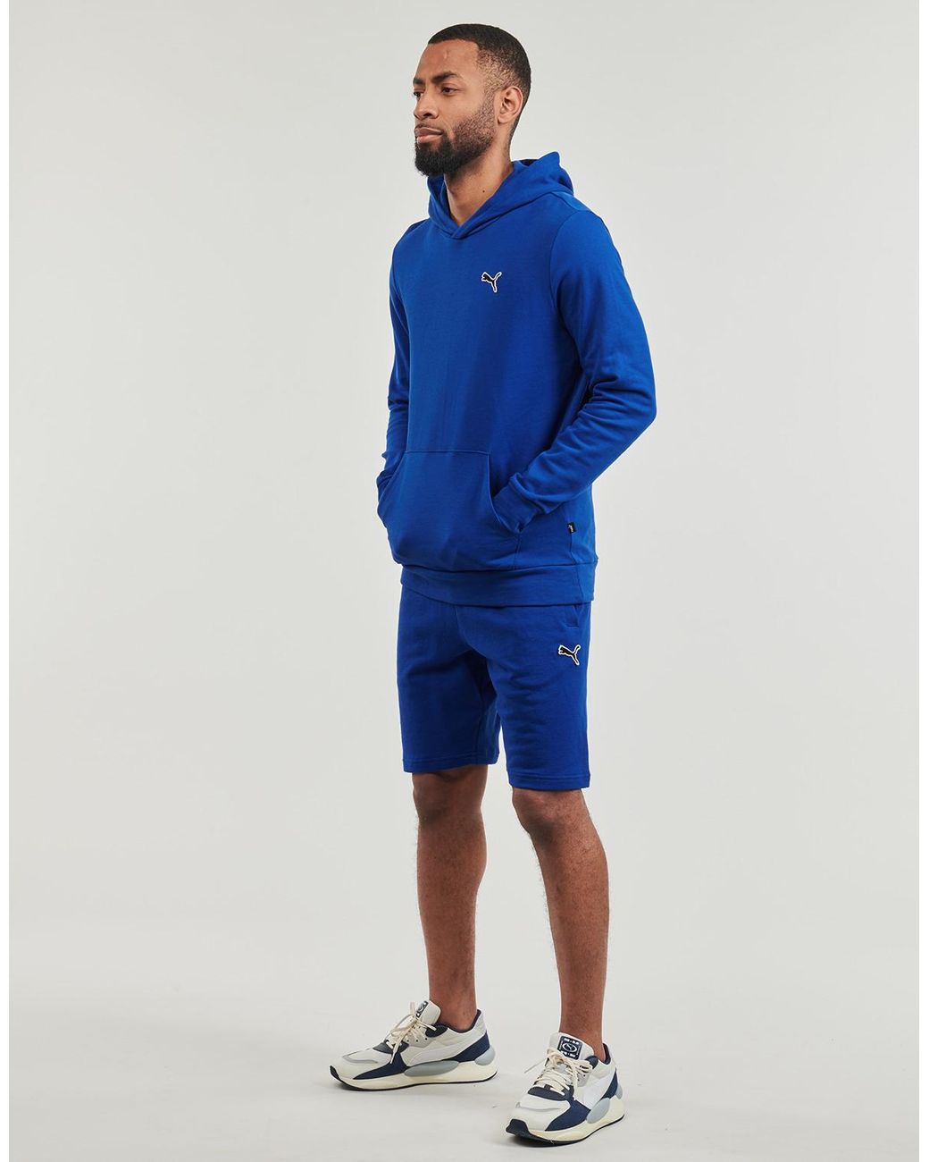 PUMA Blue Hoodies Better Essentials Hoodie Fl for men