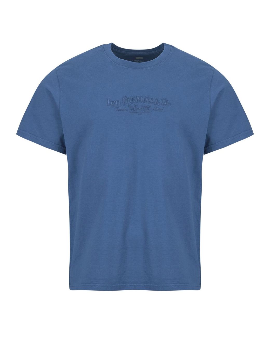 Levi's Blue T Shirt Ss Relaxed Fit Tee for men