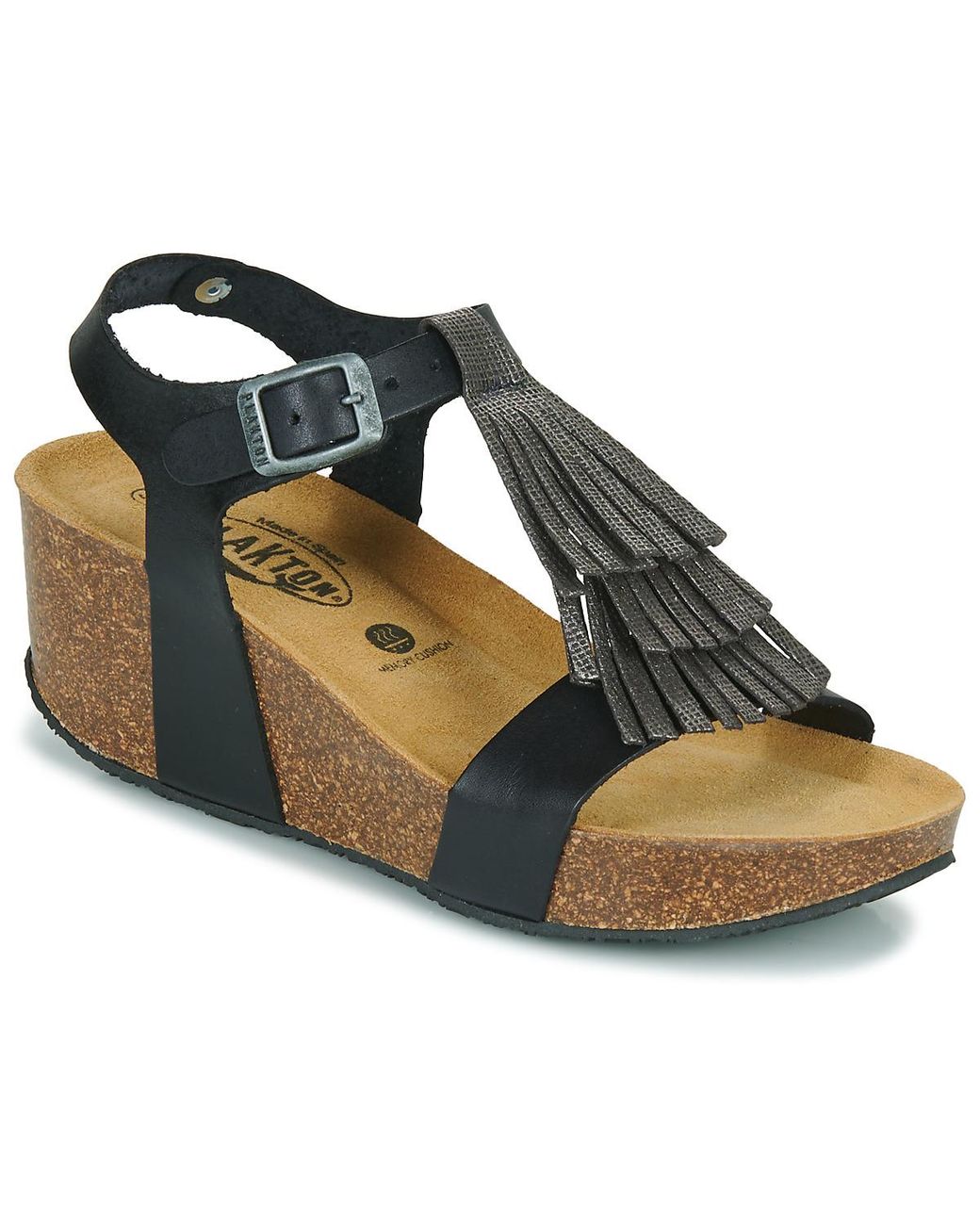Plakton Blue Wedge Sandals So Tonka