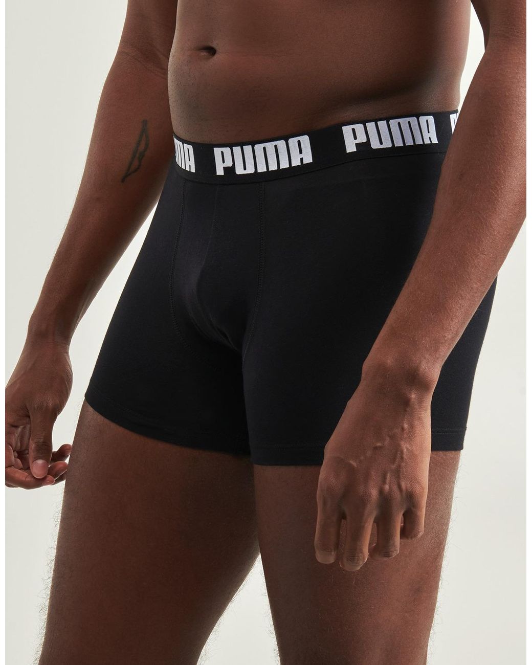 PUMA Black Boxer Shorts Boxer Ecom Pack De 4 for men
