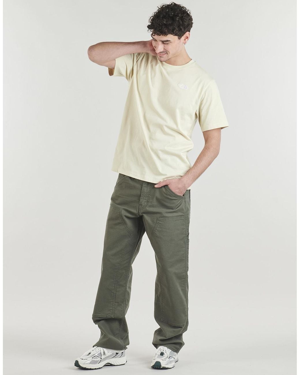The North Face Yellow T Shirt Evolution Simple Dome Regular Short Sl Summit for men