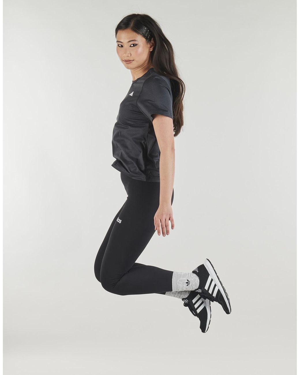 Adidas Black Sports T-shirts Fitness