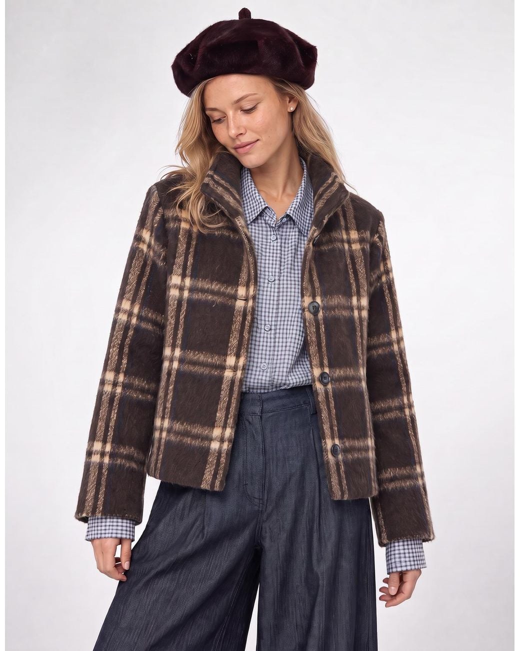 Vero Moda Brown Coat Vmspencer Short