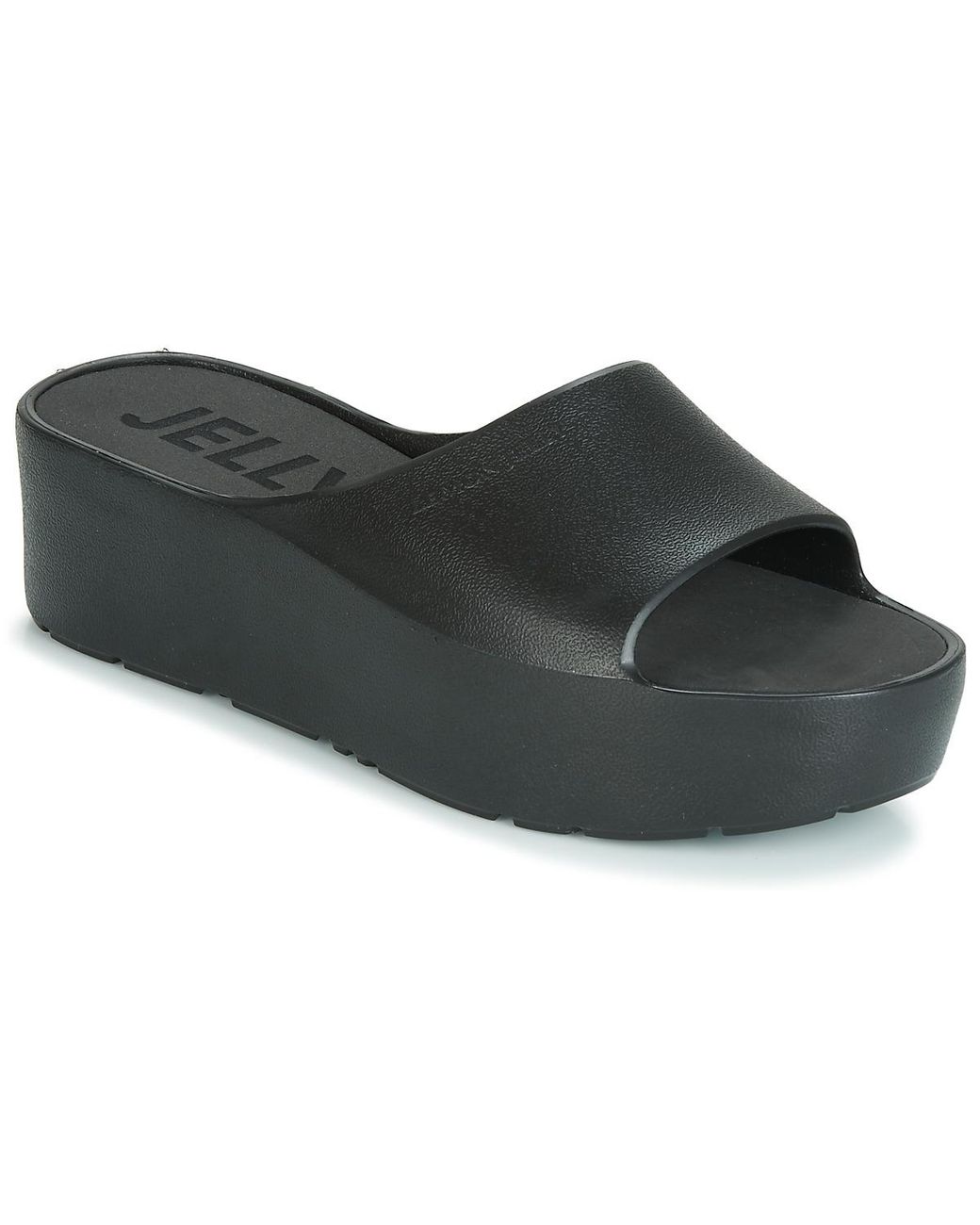 Lemon Jelly Black Sunny Mules / Casual Shoes