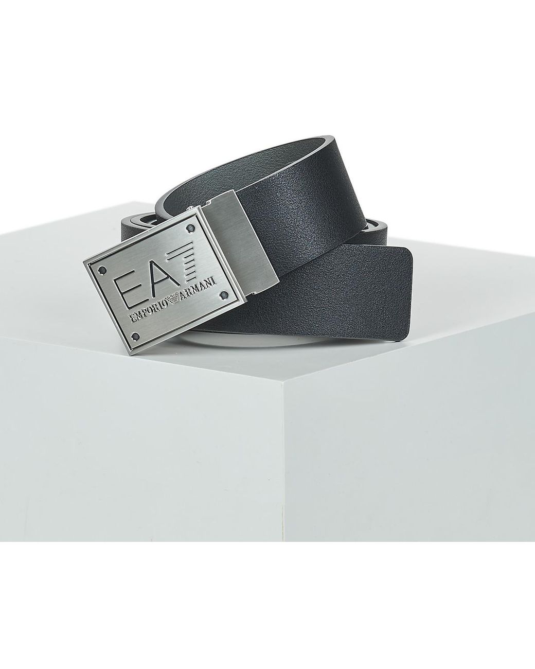 EA7 Gray Belt 7x000091 Reversible for men