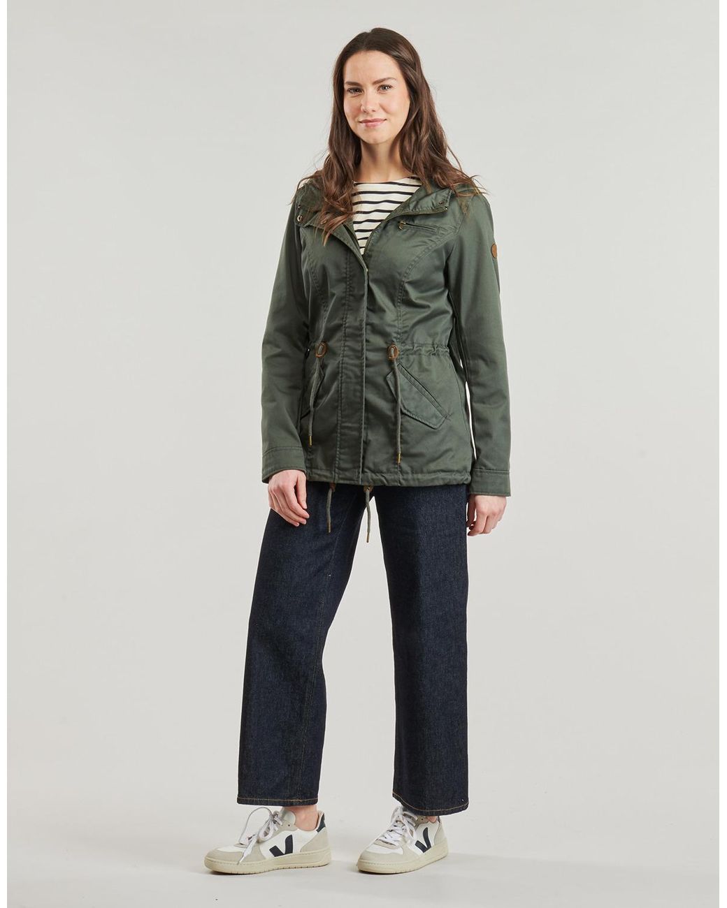 ONLY Green Parka Onllorca