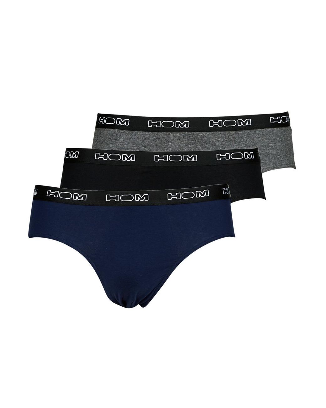 Hom Blue Underpants / Brief Boxerlines X3 for men