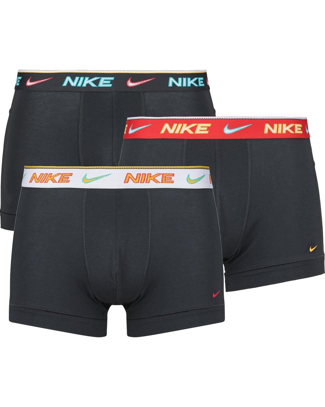Nike Gray Boxer Shorts Essential Cotton Stretch Trunk 3 for men