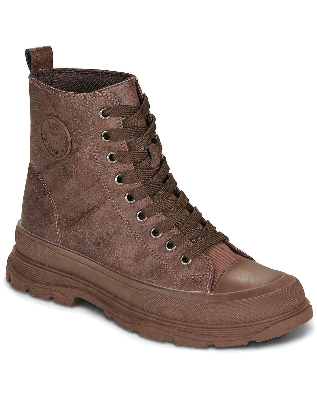 Les Petites Bombes Brown Mid Boots Elena