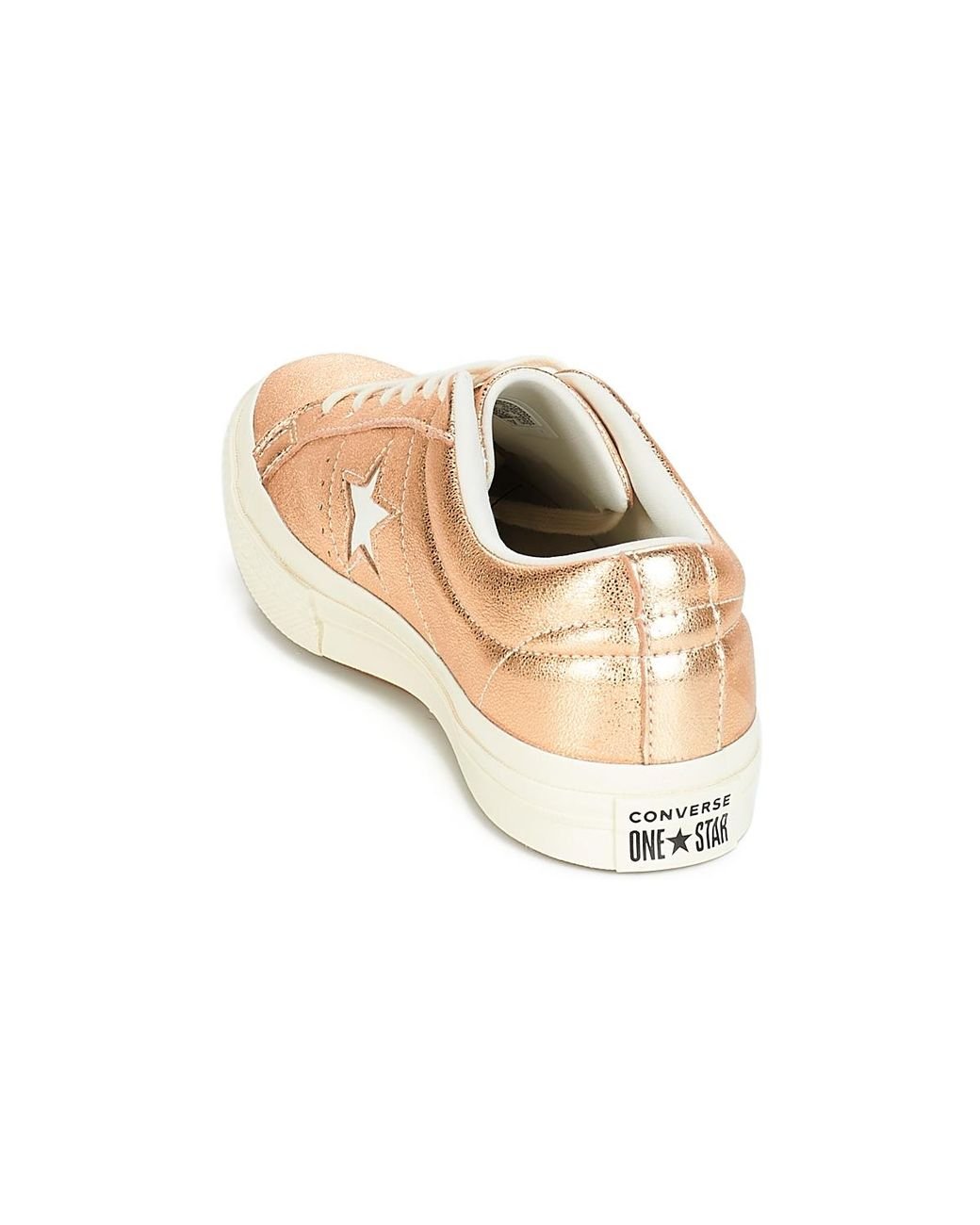 Converse One Star Ox Women s Shoes trainers In Gold in Metallic Lyst UK