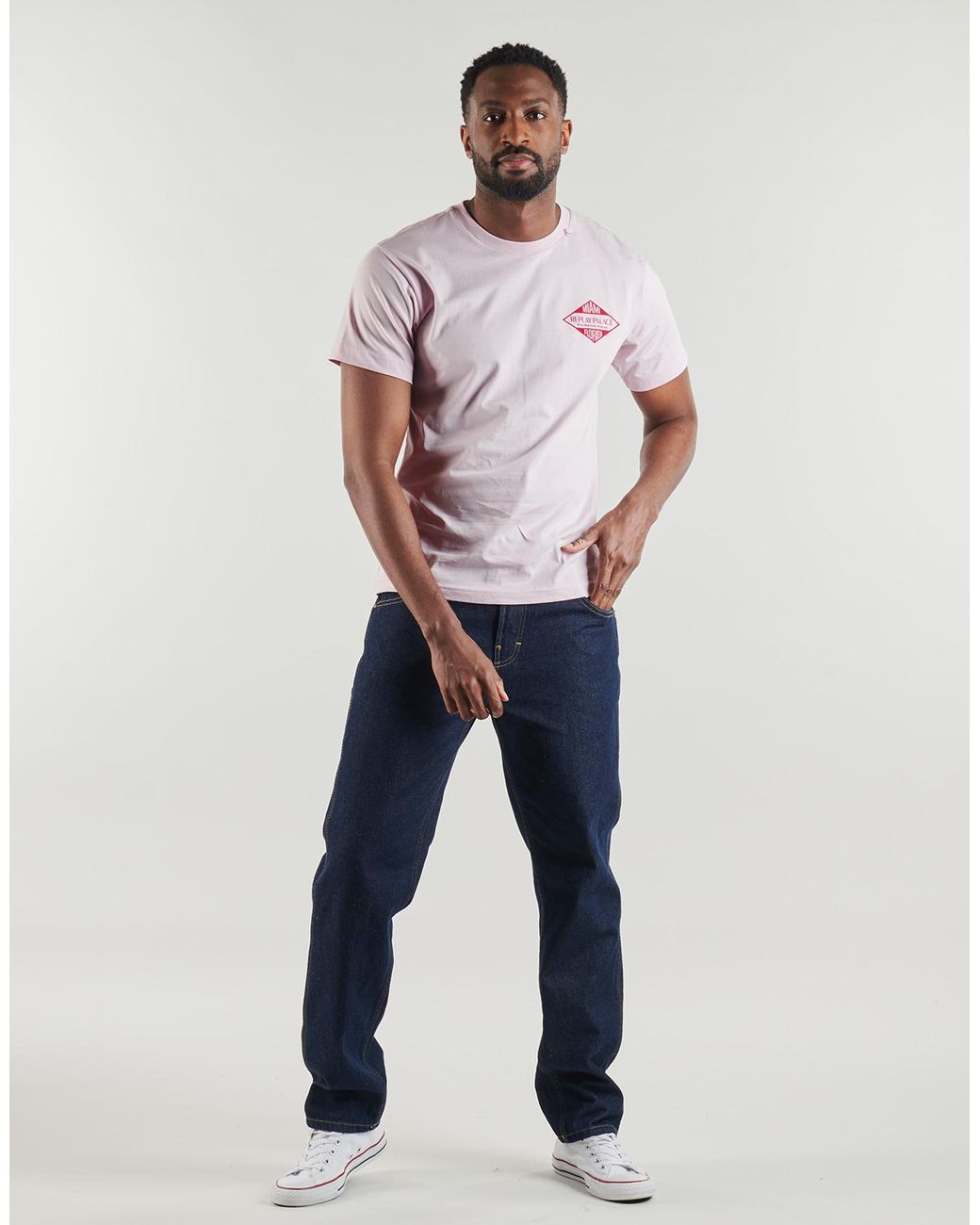 Replay Pink T Shirt for men