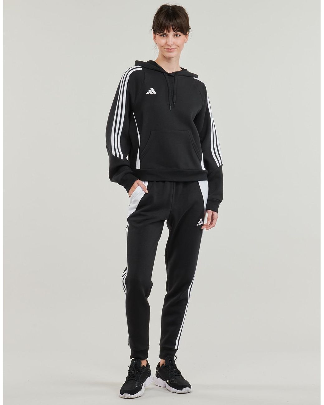 Adidas Black Tracksuit Bottoms Tiro24 Swpntw