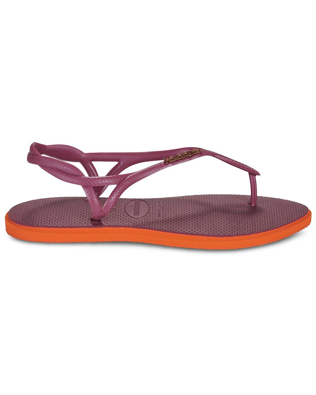 Havaianas Purple Flat Sandals Luna Point