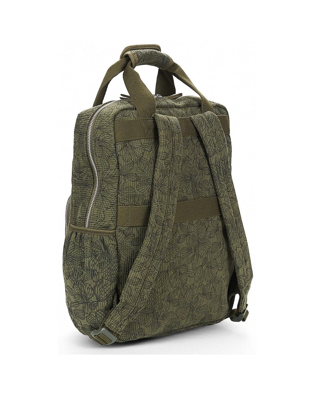 Roxy Green Backpack Wave Whisper Printed Backpack