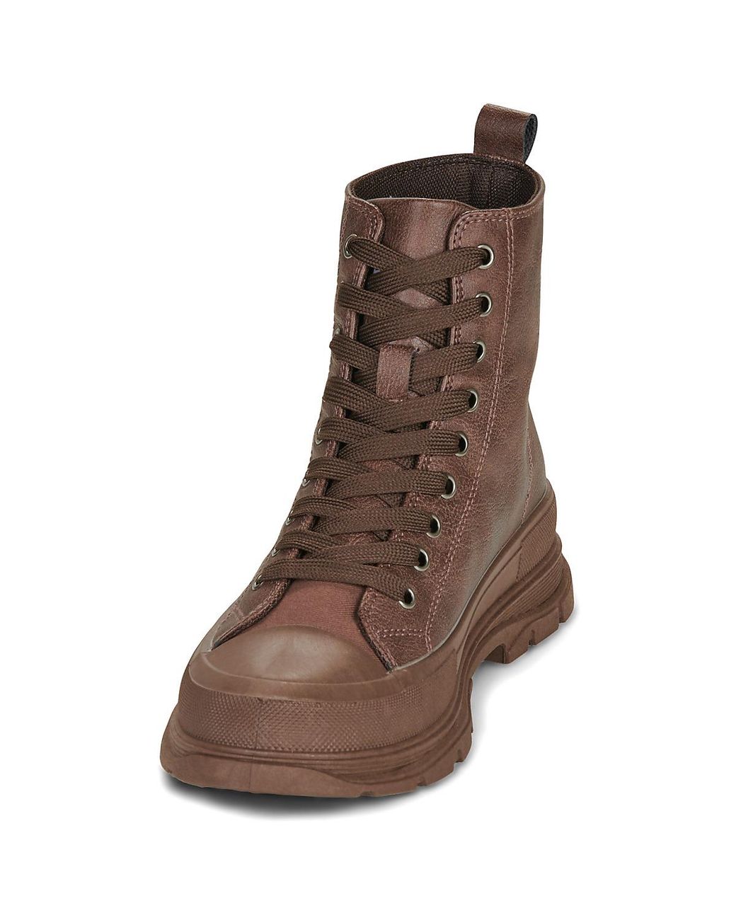 Les Petites Bombes Brown Mid Boots Elena
