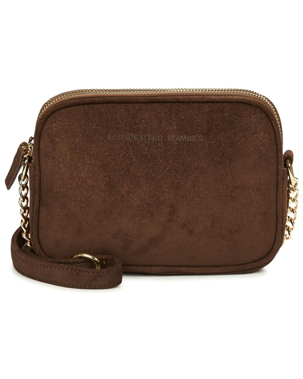 Les Petites Bombes Brown Shoulder Bag Albane