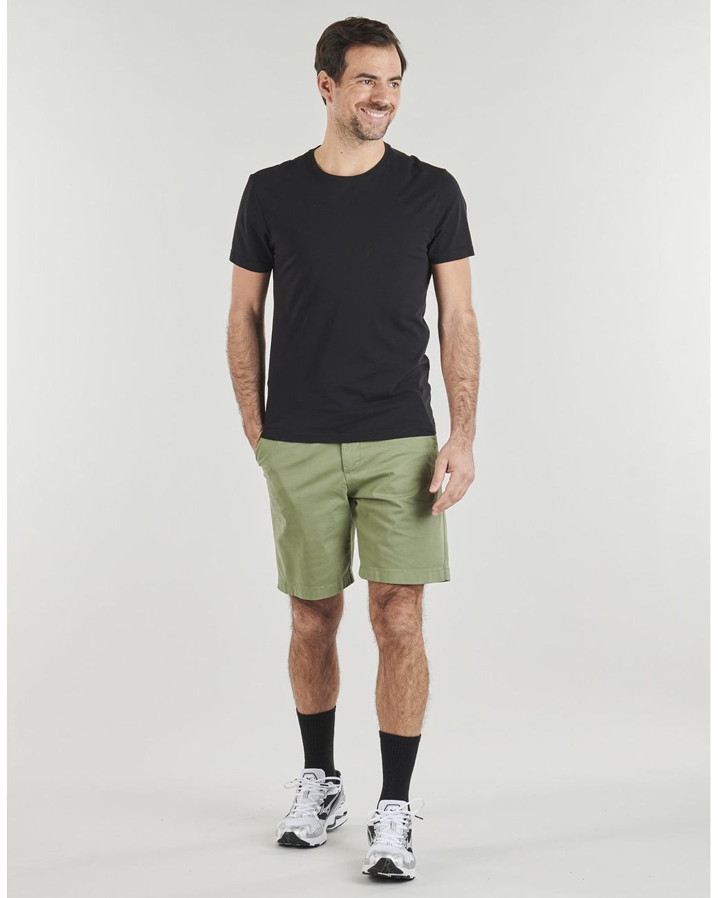 Pepe Jeans Green Shorts Regular Chino Short for men